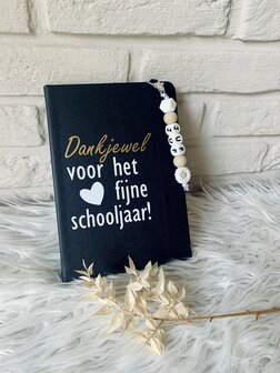 Notitieboekje + sleutelhanger versie 1