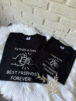T-shirt father &amp; son, best friends forever 