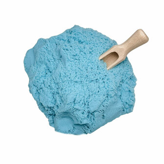 Kinetisch zand - blauw - 500 gram