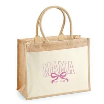 Shopper jute - MAMA strik