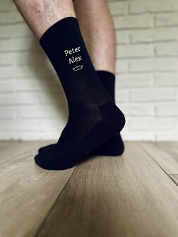 Gepersonaliseerde kousen - wit maat 35 - 38