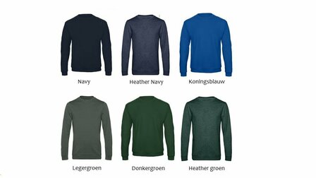 Sweater man - heather green - L