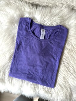 T-shirt vrouw - paars - M