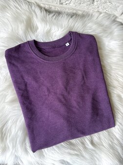 Sweater vrouw - heather paars - M