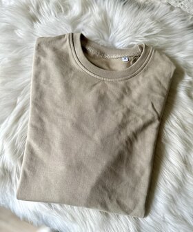 Sweater vrouw - beige - M