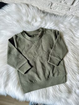 Sweater legergroen - 74