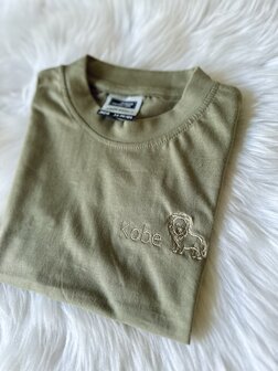 T-shirt paars sport stof - 3/4 jaar