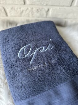 handdoek - petrol - 50 x 100 cm