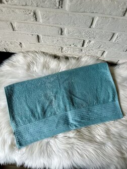 handdoek - petrol - 50 x 100 cm