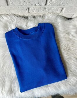 Sweater man - koningsblauw - M