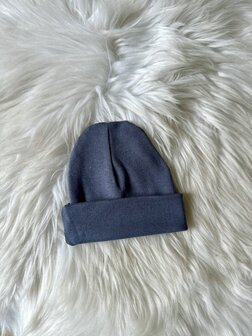 Baby mutsje: grijs