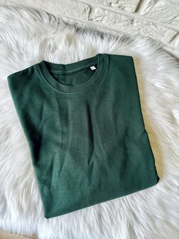Sweater vrouw - donkergroen - L
