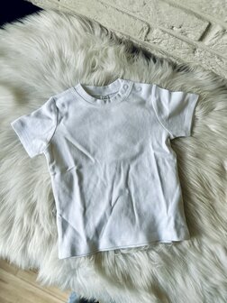 T-shirt wit - 12 - 18 maanden