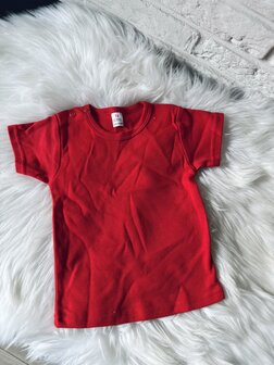 T-shirt rood - 74