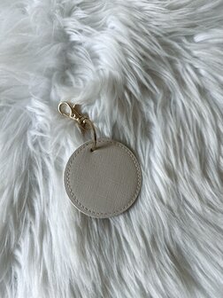 Sleutelhanger - beige