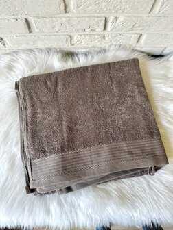 handdoek - taupe - 70 x 140 cm