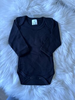 Romper lange mouwen - zwart - 62