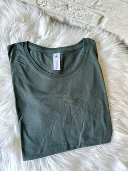 T-shirt vrouw - khaki - XL - 2