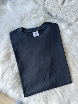 T-shirt man - donkergrijs - S
