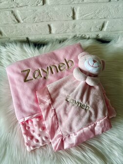 Knuffeldoekje beertje - grijs