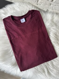 T-shirt man - bordeaux - XL