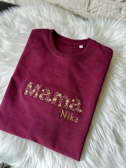 T-shirt bloemenmotief