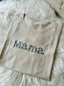 T-shirt bloemenmotief