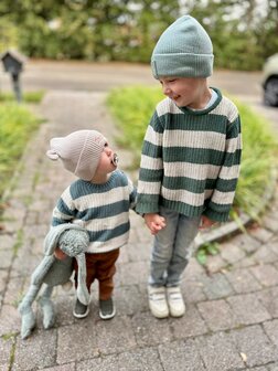 Gepersonaliseerde muts voor kinderen - letter