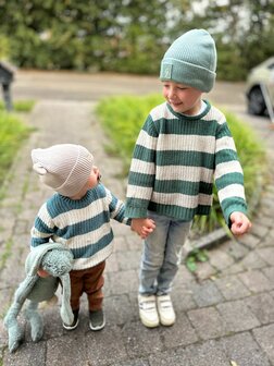 Gepersonaliseerde muts voor kinderen - letter