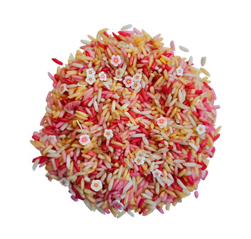 Speelrijst - Pink flower