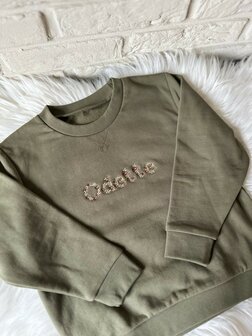 Sweater bloemenmotief - kinderen