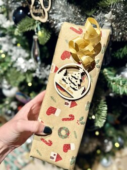 Cadeaulabel - Kerstboom