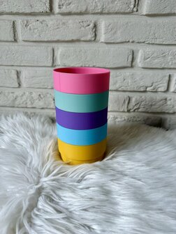 Stacking toren van 5 zeefjes