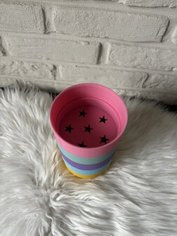 Stacking toren van 5 zeefjes