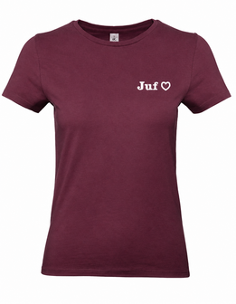 T-shirt juf - hartje