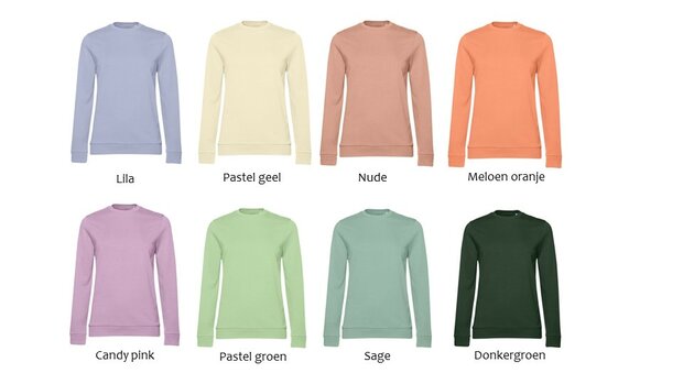 Sweater datum en initialen