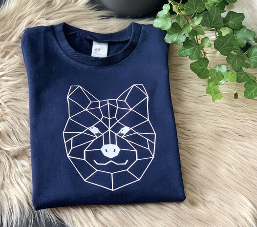 Sweater Shiba Inu - grote print 
