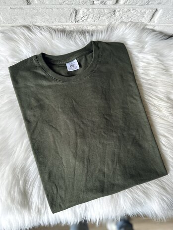 T-shirt man - khaki - L