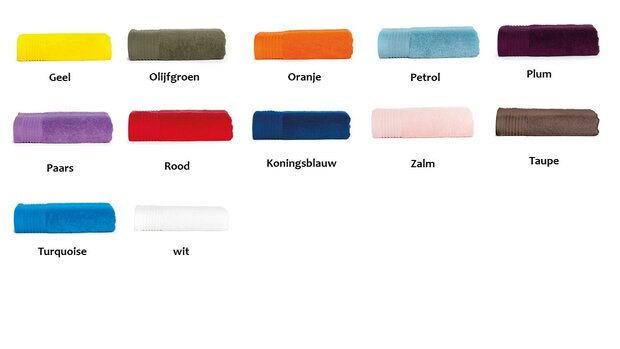 handdoek - petrol - 50 x 100 cm