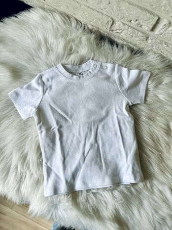 T-shirt wit - 12 - 18 maanden
