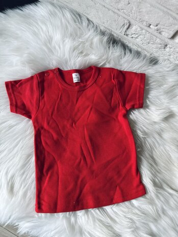 T-shirt rood - 74