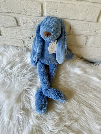 Knuffel happy horse - diepblauw