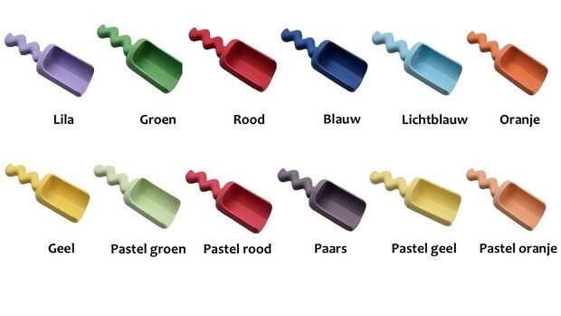 Schepje in leuke kleuren - groot