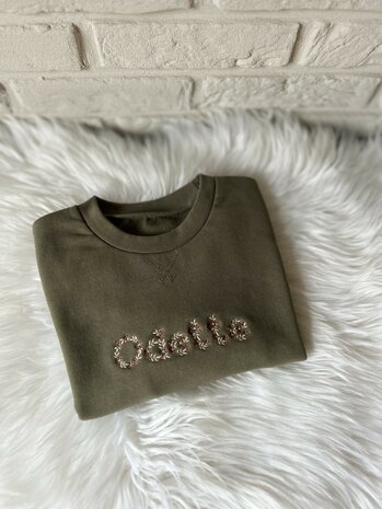 Sweater bloemenmotief - kinderen