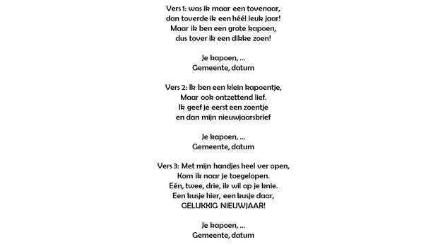 Nieuwjaarsbrief hout - Sneeuwman