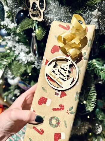 Cadeaulabel - Kerstboom