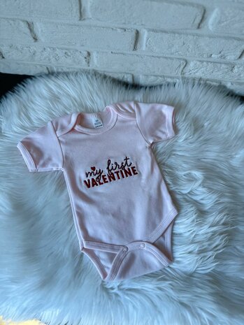 Romper - first Valentine