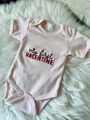 Romper - first Valentine