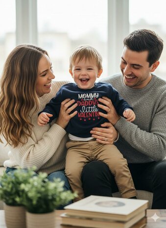 T-SHIRT - Mommy & daddy's Valentine