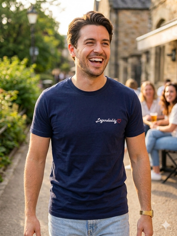 T-shirt Legendaddy hartje